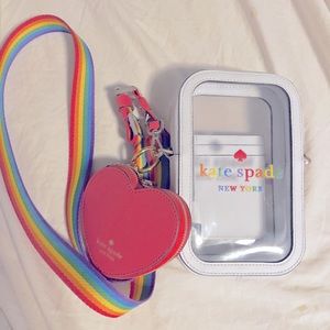 Kate Spade Rainbow North South Phone Crossbody Bag